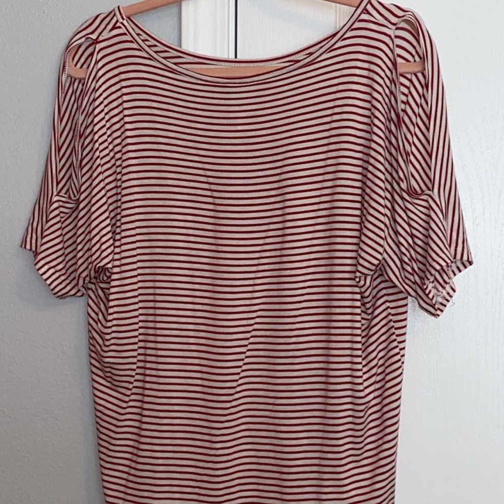 Red white shirt